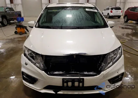 2018 Honda Odyssey Exl from USA, damaged, VIN 5FNRL6H72JB001916